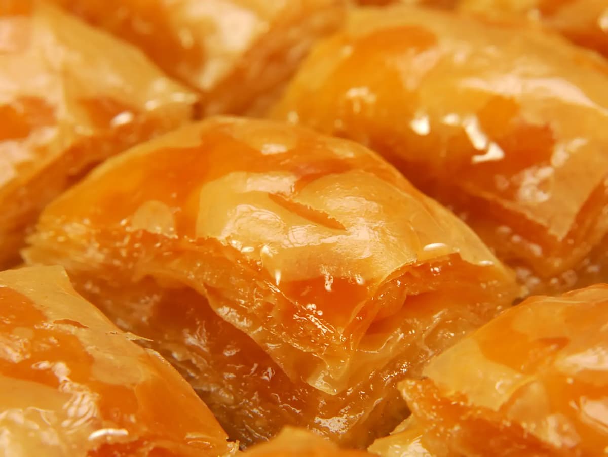 Молочная пахлава